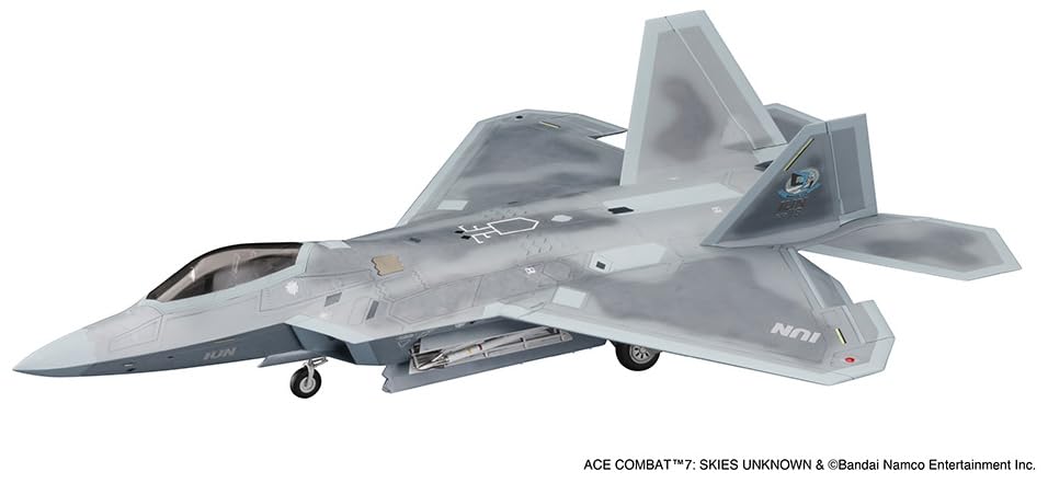 Hasegawa Creator Works Series Ace Combat 7 Skies Unknown Raptor Mobius 1 scale plastic model SP571 F-22 (IUN specification) 1/48