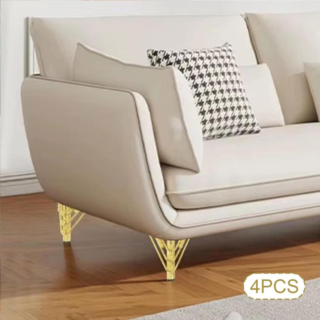 Replacement Furniture Legs Metal Triangle Cabinet Feet Set for Furniture Lifting Durable Sofa Table Bookcase Parts