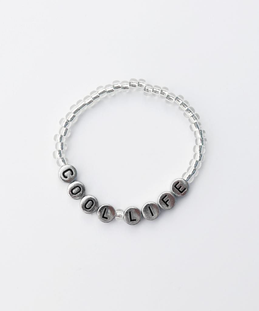Bonbeau Cool Summer My Initial Beads Bracelet Color Initial Bead Banding Bracelet