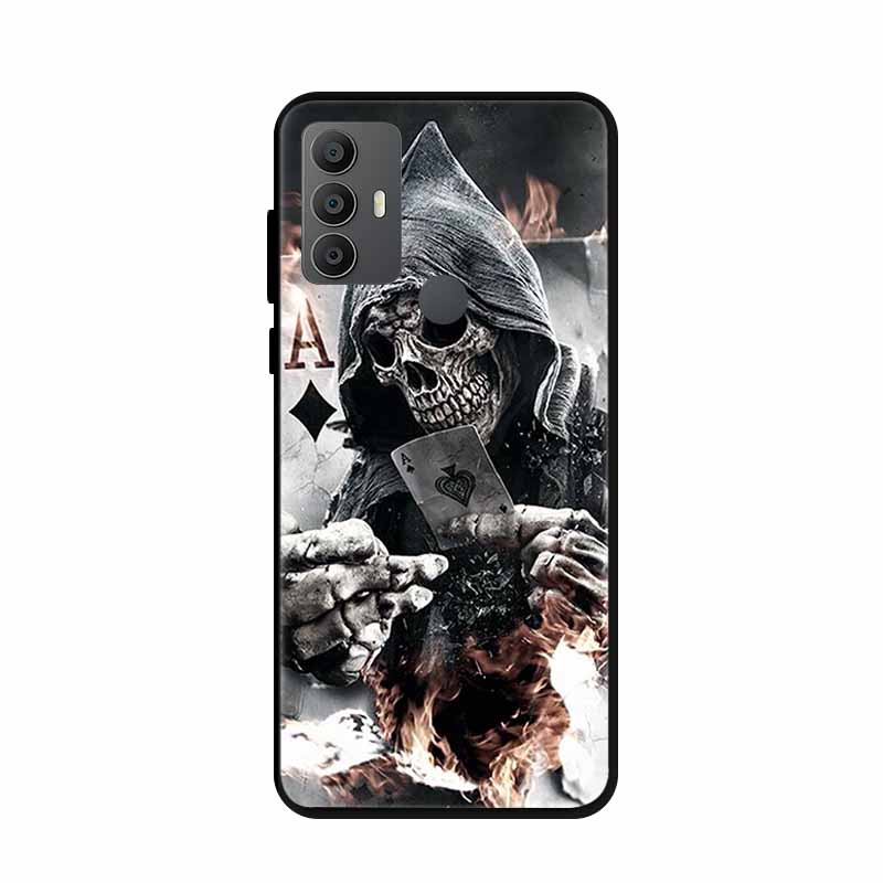 For Alcatel 1V 2021 Case 6002A 6002D Cool Fashion Soft TPU Silicone Bumper Fundas for Alcatel 1V (2021) Capa for Alcatel1v 1 V