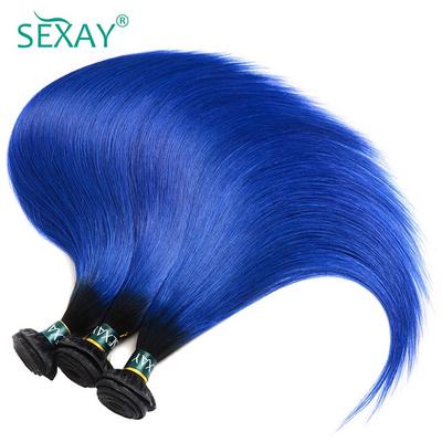Tone Ombre Brazilian Human Hair Weaves 3 Bundles One Pack 2 Sexay