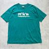 Vintage T Shirt Mens XL Turquoise Blue Single Stitch Graphic Print 90s Horse