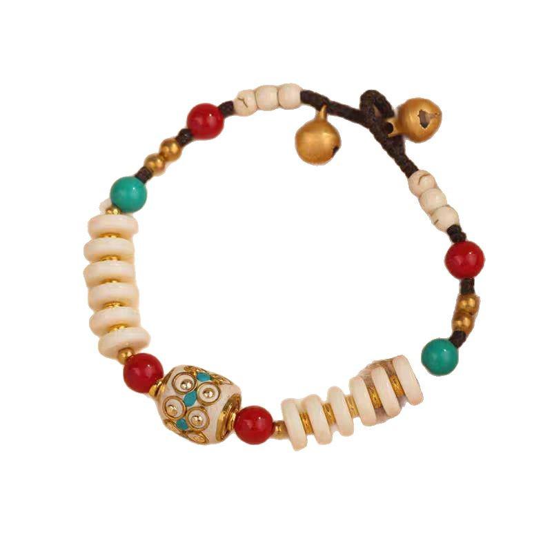 Top-Selling Tibetan Ethnic Multi-Treasure Bracelet: Trendy, Versatile, Retro Woven Style for Women