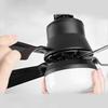 LED Ceiling Fan With Light Remote Control Dimmable 30W E27 Base Modern Smart Wireless Fans Lighting For Bedroom and Living Room