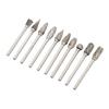 Multi Purpose 10 Piece DIY Grinding Head Set Carbide Steel DoubleCut Grinders