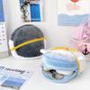 Penguin Plushie Yellow Crossbody Bag with Heart Design - Cute Coin Purse & Data Cable Storage