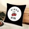 Brand K-Kirsh Cherry Cushion Cover Soft Short Plush Pillow Cover Smooth Cozy Texture Aesthetic Cushion Case Home Decor
