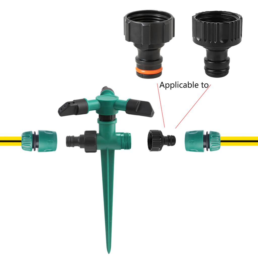 2Pcs Garden Hose Quick Connection Fittings Plastic Water Hose Connectors 1/2inch 3/4inch Sprays Nozzle Faucet Adapter