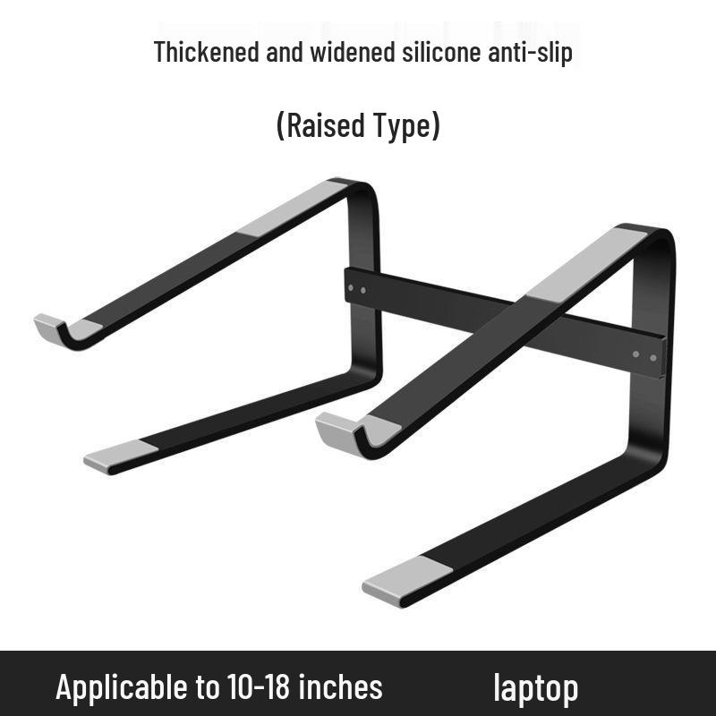 Adjustable Laptop Cooling Stand & Riser Pad