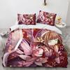 Anime Cardcaptor Sakura Bedding Set Boys Girls Twin Queen Size Duvet Cover Pillowcase Bed Kids Adult Fashion Home Textileextile