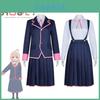 Exusiai Cosplay Costume Set School Uniform Dress With Cute Skirt