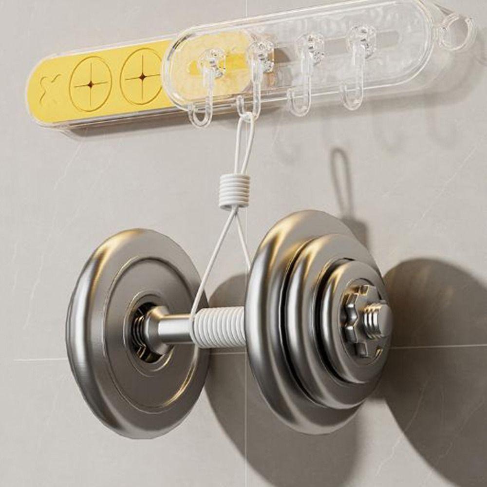 2Pcs Punch Free Suction Cup Hooks Space Saving Towel Key Hook Kitchen Stretchable Hooks  Bathroom