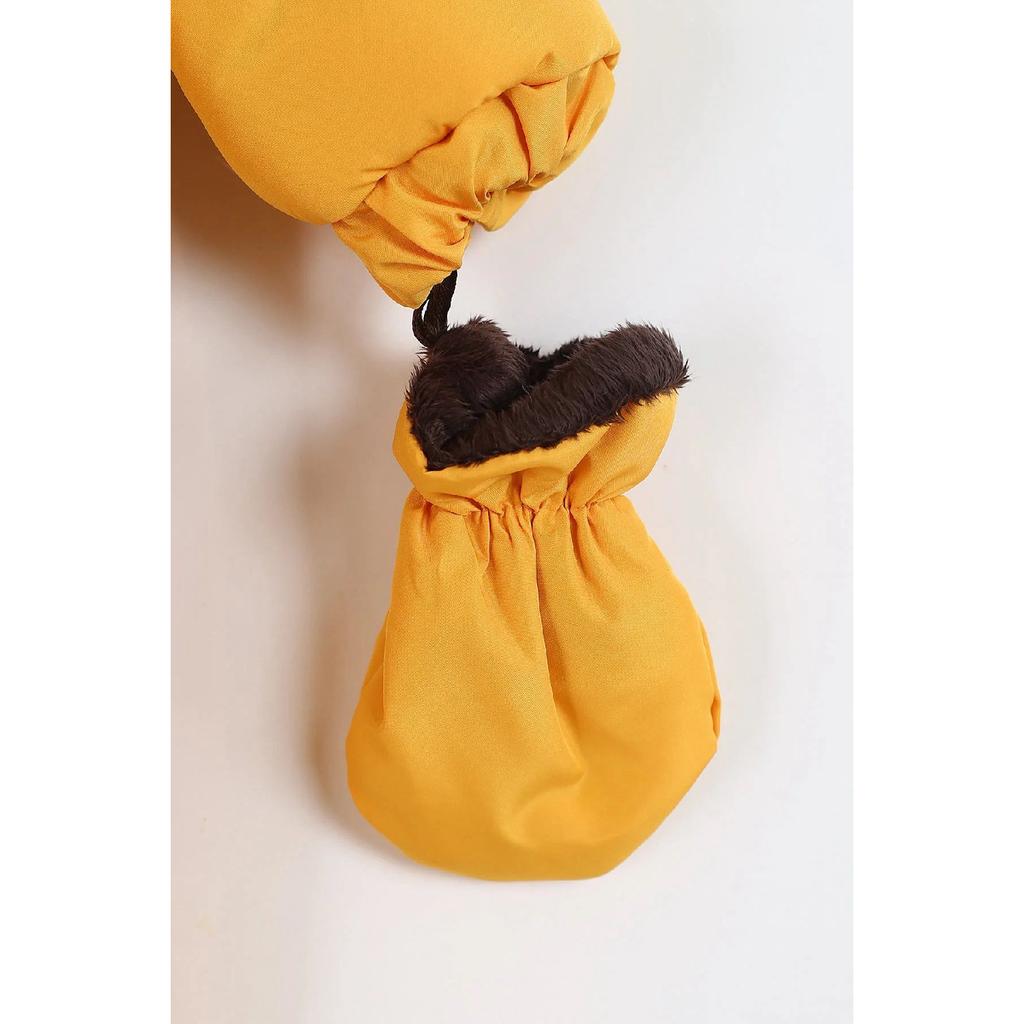 Non-marking Cold Proof 100% Cotton Hooded Winter Girl Boy Baby Astronaut Jumpsuit Cosmonaut