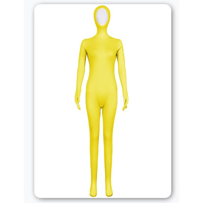 The Lorax Orange Full Face Puffy Skirt Zentai Set, Halloween Funny Party Performance Costume