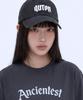QUTON Fade Bold Logo Ball Cap_Gray