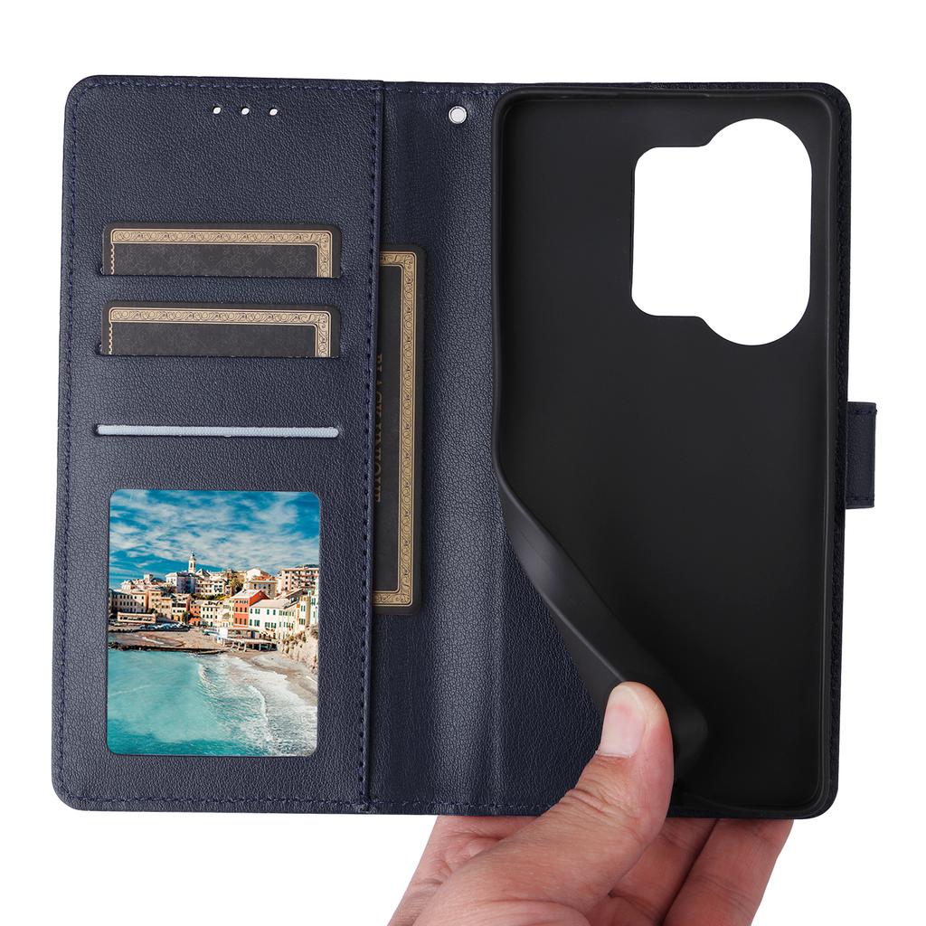 For Xiaomi Redmi Note 13 Pro 4G/Poco M6 Pro 4G Leather Case Card Slots Phone Stand Cover