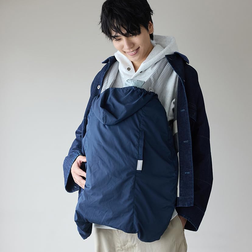 BabyHopper Down Warm Navy CKBH050600 All-Weather 3-Way Cape,