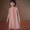 Hacikis Girls' Summer A-Line Pleated Dress