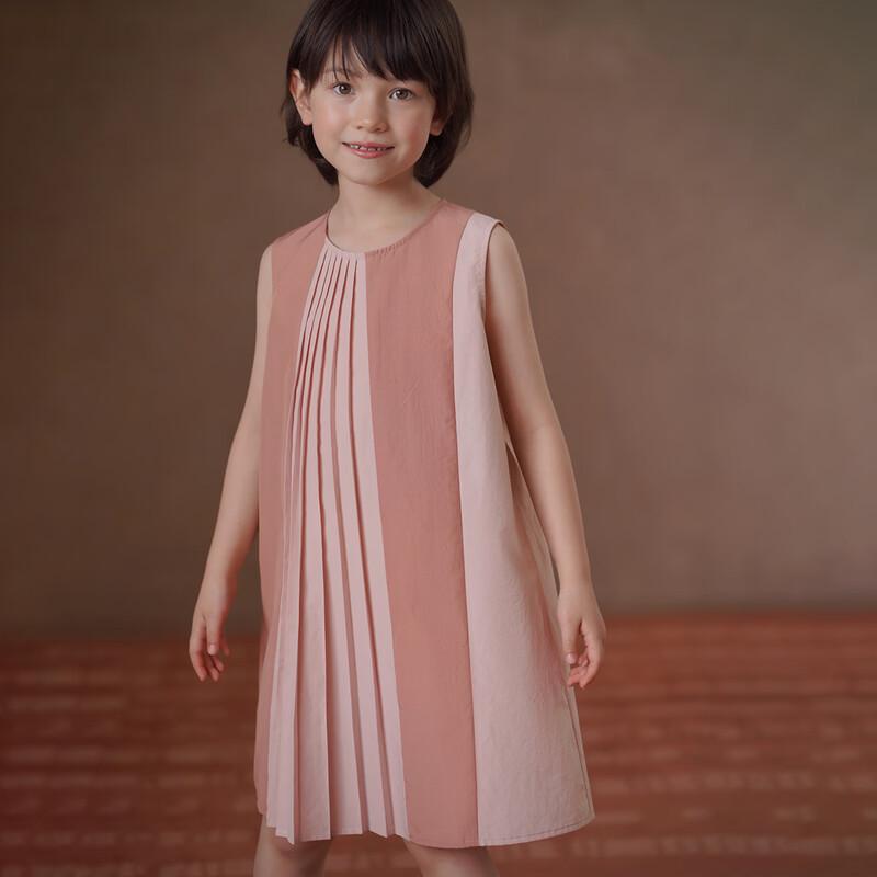 Hacikis Girls  Summer A-Line Pleated Dress 110