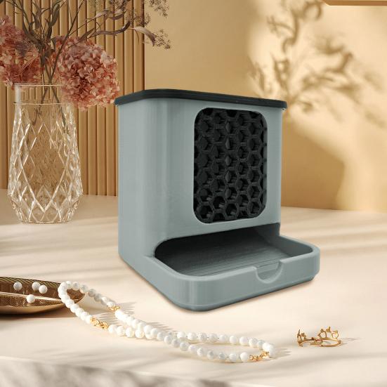 Cotton Swab Storage Box with Dustproof Cover Large Capacity Multipurpose Floss Picks Cotton Swabs Holder