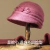 Mom Hat Elderly Autumn and Winter Rabbit Fur Knitted Hat Female Thickened Winter Old Lady Wool Hat Thermal Hat