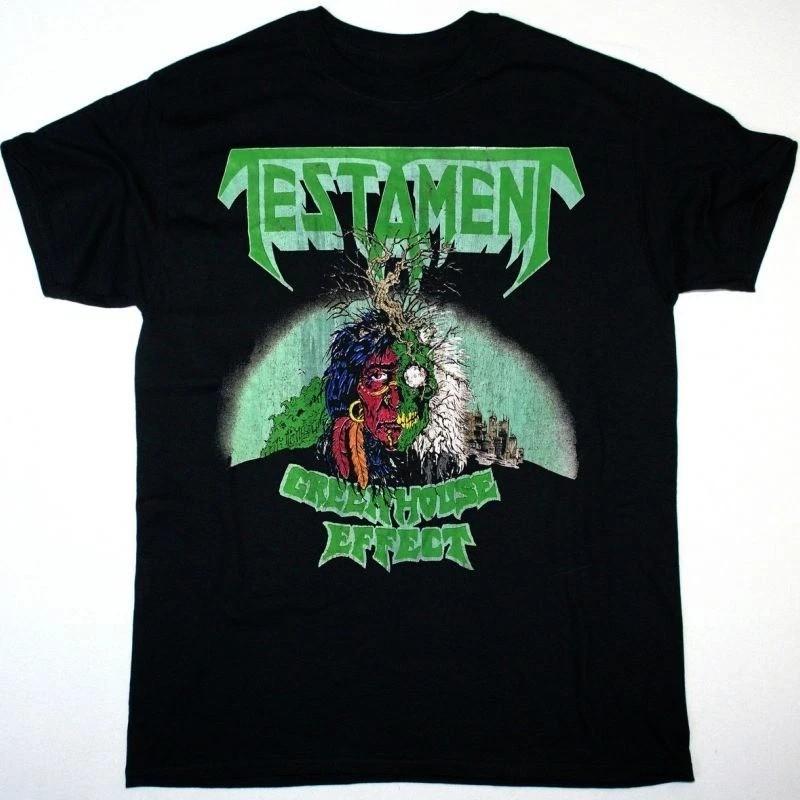 

TESTAMENT BAND GREENHOUSE EFFECT Black cotton Full Size S-5XL OM2062 Unisex T-Shirt XXL
