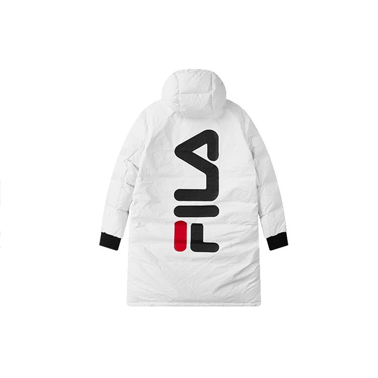 New FILA Down Jackets Unisex Standard White F11U048956F-WT