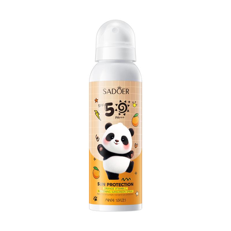 Orange Vitamin C Sunscreen Spray SPF50+ PA+++ UV Protection Hydrating Lightweight Sun Care Mist 150g 150ml