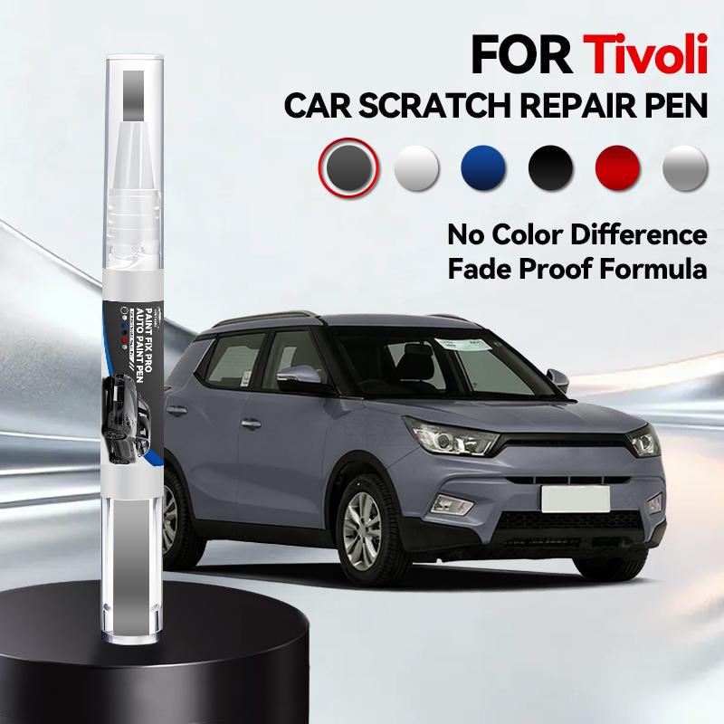 

2026 Hot Car Accessories For KGM SsangYong Tivoli Paint Repair Pen Touch Up Scratch Remover DIY Car Accessories Red Blue Grand W