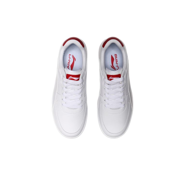 Li-Ning Classic Casual Low-Top Skate Shoes Men Sneakers Cinnabar-Red AGCN161-5