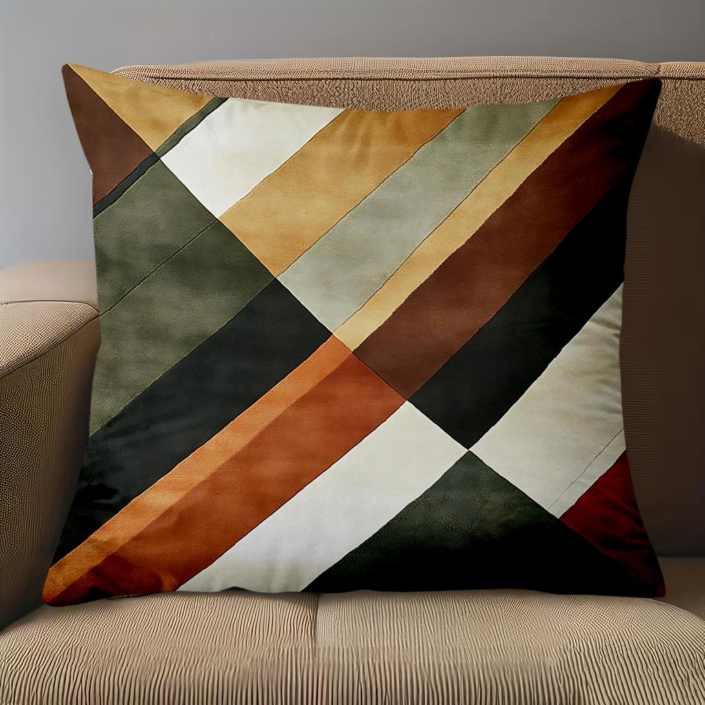1 Pieces Stylish Geometric Pattern Throw Pillow Cushions Polyester pillowcase, sofa decorative cushion cov Headboard Pillow
