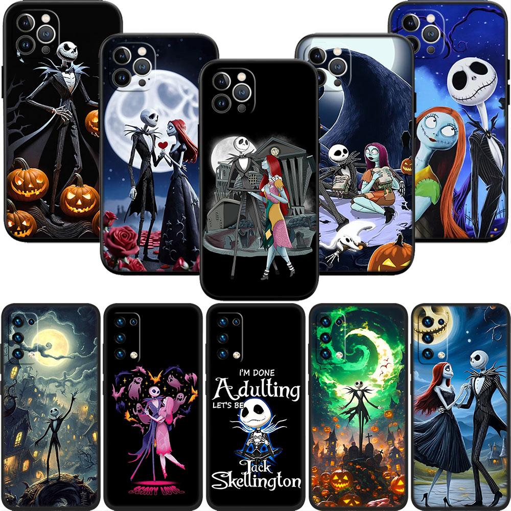 CJ83 Nightmare Before Christmas Phone Case for Samsung Galaxy Note 10 20 S23 S24 S25 Ultra FE Plus Edge Lite A02S A35 A07 A17