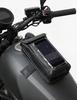 Kemimoto Motorcycle Tank Tilt Reduces Sunlight Reflection Prevents Smartphone Touchscreen Phone Card Universal for Iron Motorcycle Black Bag, Leather,