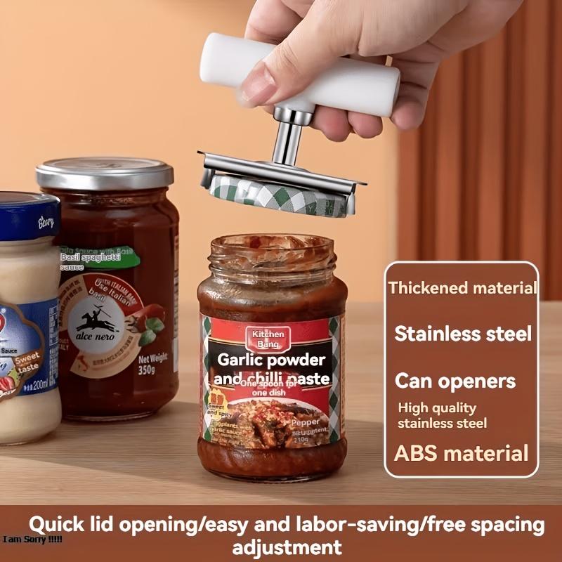 Adjustable Jar Can Opener Manual Bottle Lid Openers Tool Kitchen Accessories Gadgets Tools Home Party Bar Wine Beer Gift