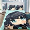 Muichiro tokito Duvet Cover Pillowcase Bedding Set Adult Boy Girl Bedroom Decoration Children Gift Single Double Large Size