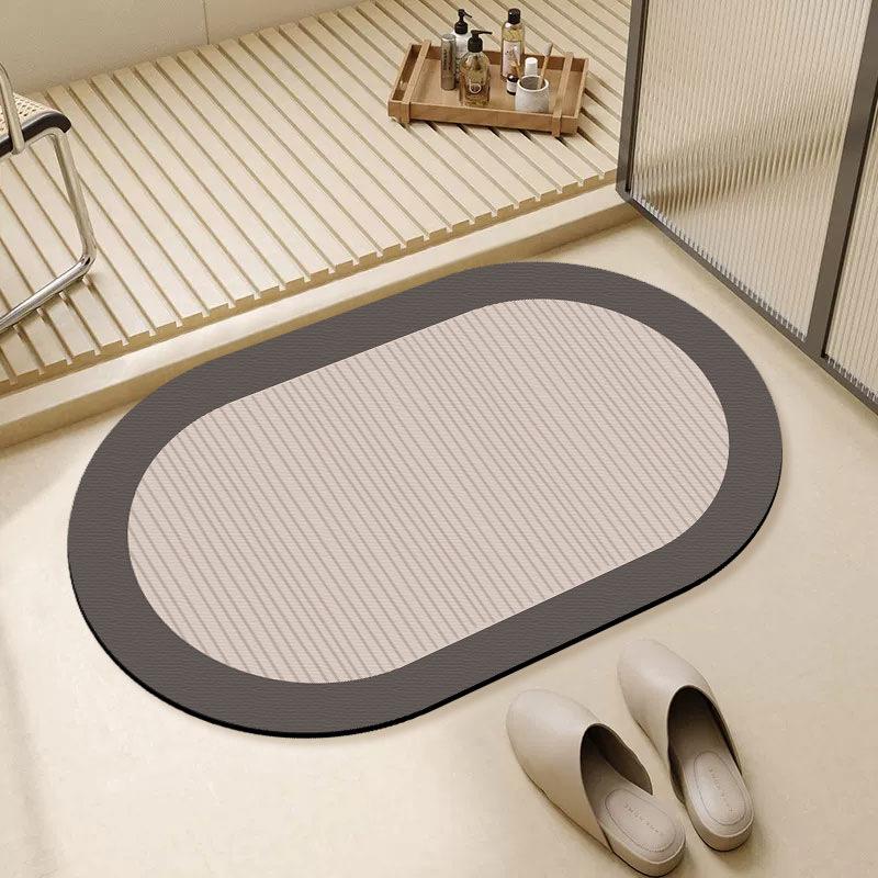 Koupelna Podložka do koupelny Koupelna Protiskluzová Nasákavá toaleta Pevné dveře Koupelna Diatom Bahno Rychleschnoucí podložka Koberec Koupelna