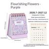 2027 Mini Morandi Color Desk Calendar Compact Size Memo Planner for Home Office Desktop Decoration Daily Reminder