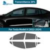 Solar UV Protector Tint Film for Tesla Model X 2022 2023 2024 Front Rear Side Windows