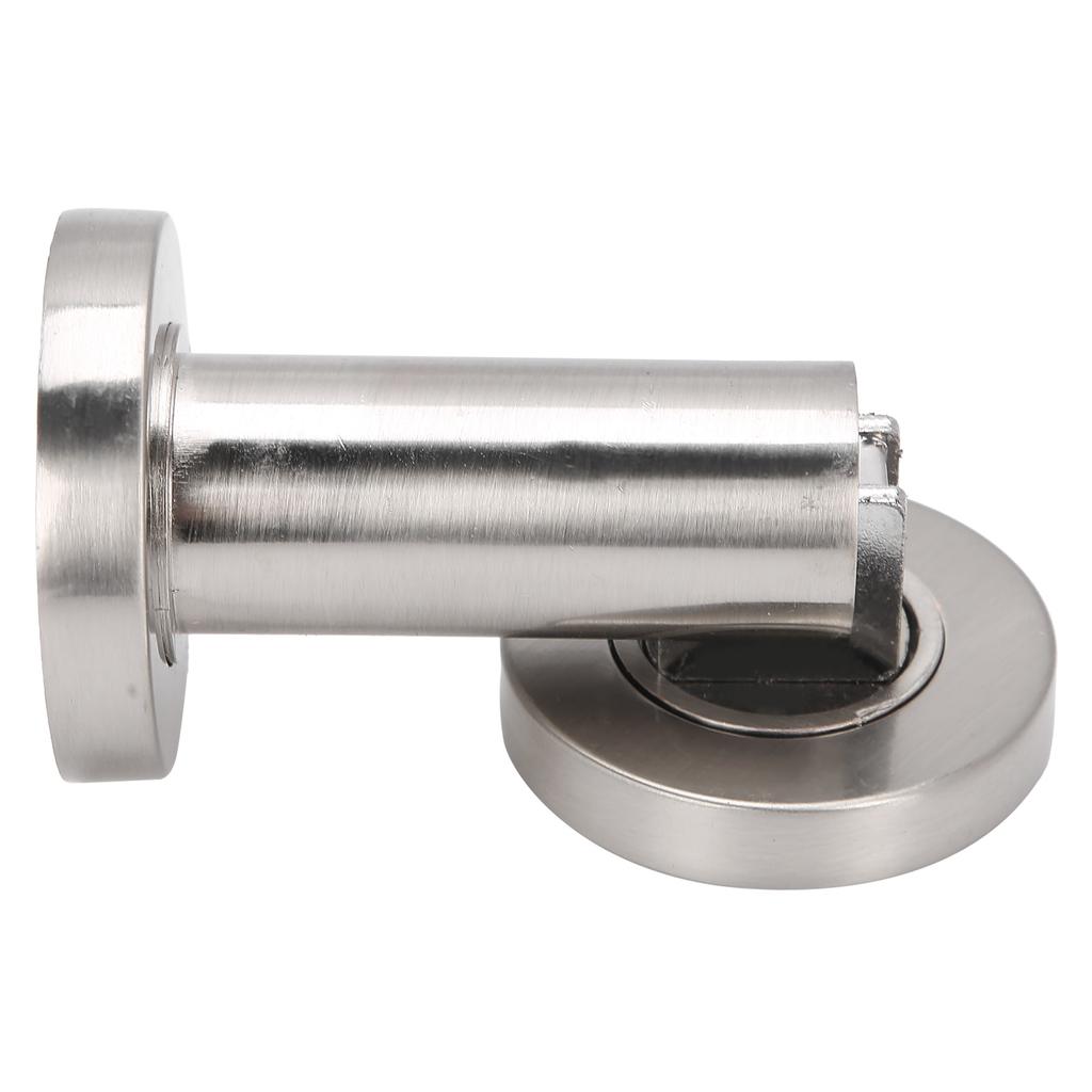 Magnetischer Türstopper aus Zinklegierung, Türfanghalter-Set für den gewerblichen Gebrauch im Homeoffice, gebürstet