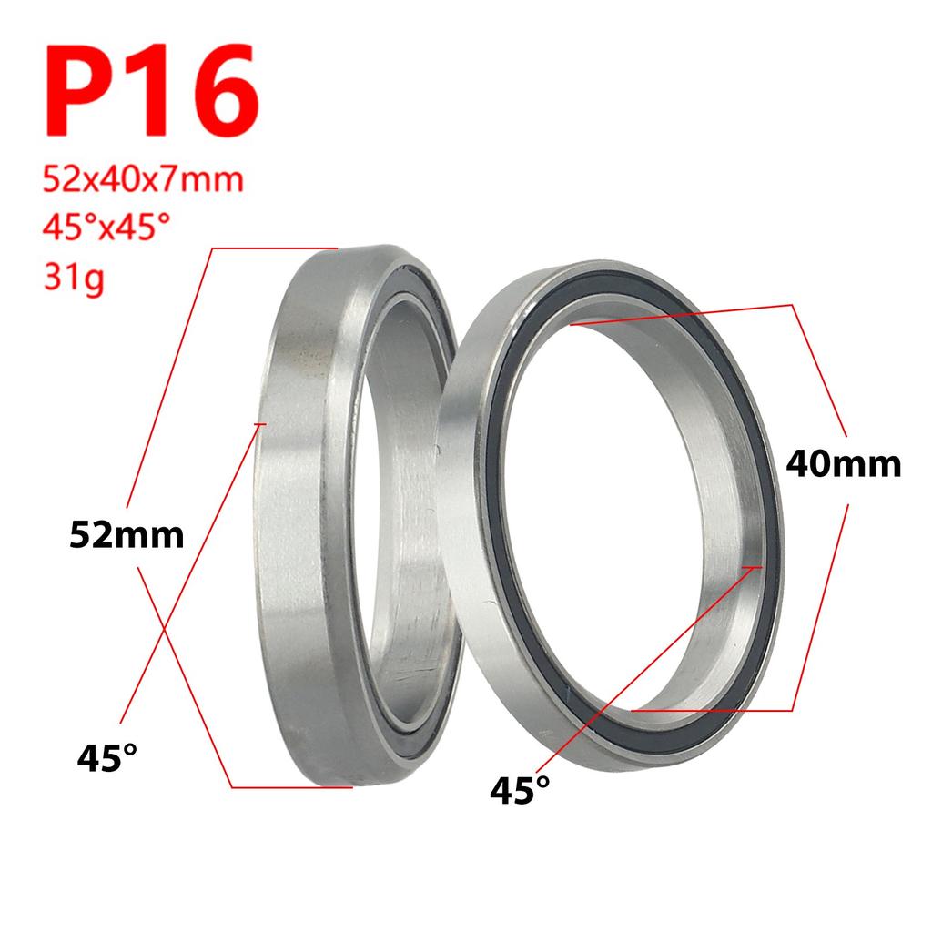 Steuersatzlager Stahl 1,5 1 1/8 Zoll 38/39/41/44/49/52mm 45/36 Grad