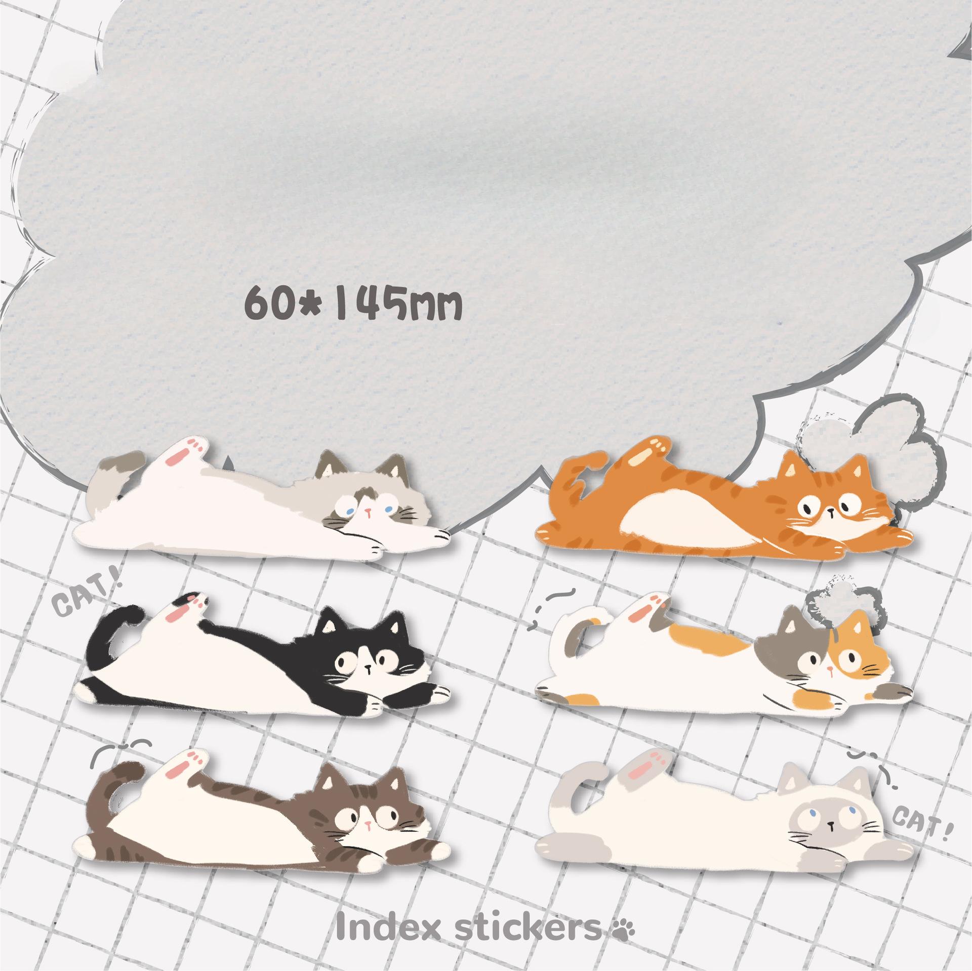 

180 шт./компл. сладкие мультяшные липкие заметки для студентов Kawaii Котенок скрапбукинг блокнот милый студент индекс этикетка липкие заметки