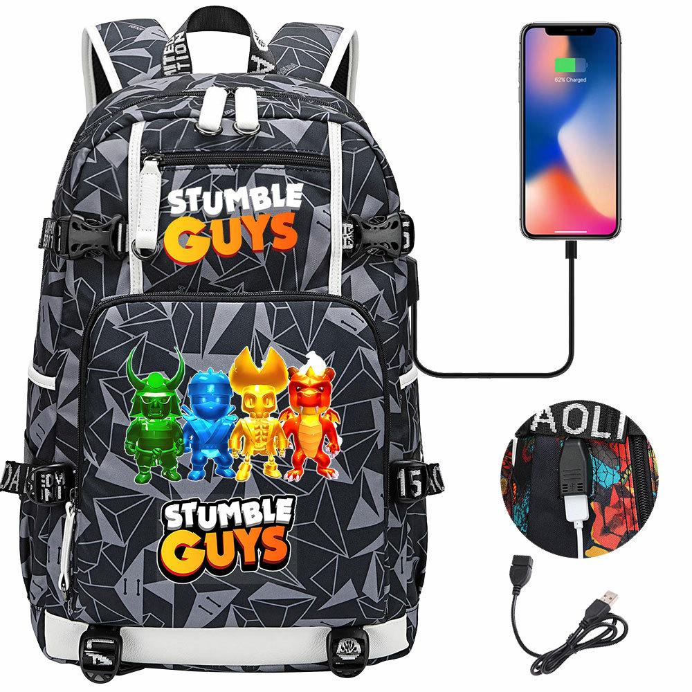 Jungs Rucksack USB Lade Computer Schultasche Business Tasche Wasserdicht Rucksack College Daypack