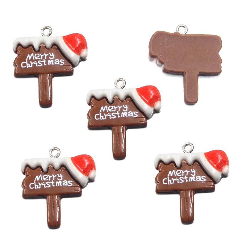 DIY Cartoon Christmas Resin Ornaments: Santa, Snowman & Reindeer Charms