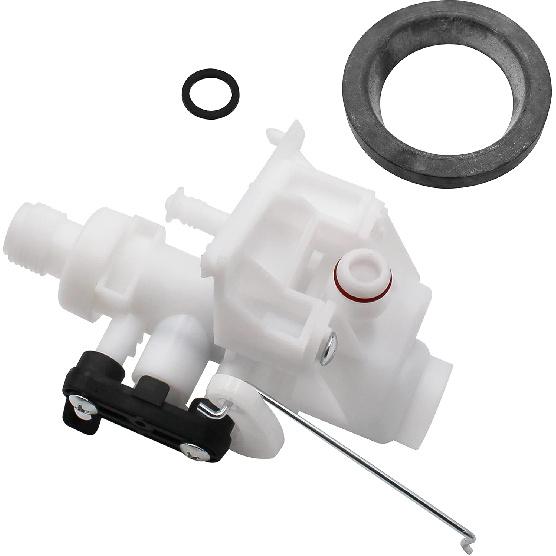 31705 RV Toilet Water Valve Kit, Compatible with Thetford Aqua-Magic V High and Low Models