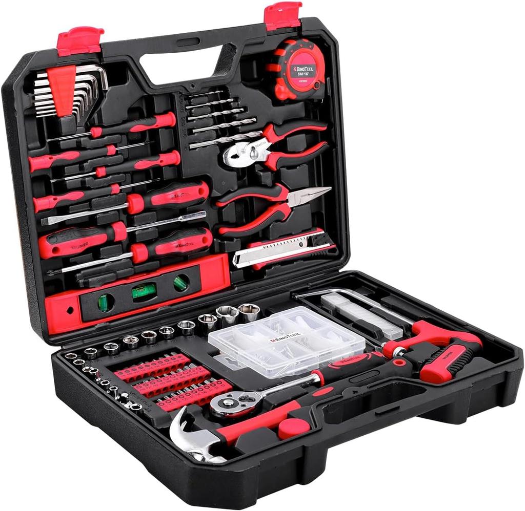 226-Piece Home & Auto Repair Tool Kit - Essential Mechanic & Household Tools for DIYers and Handymen