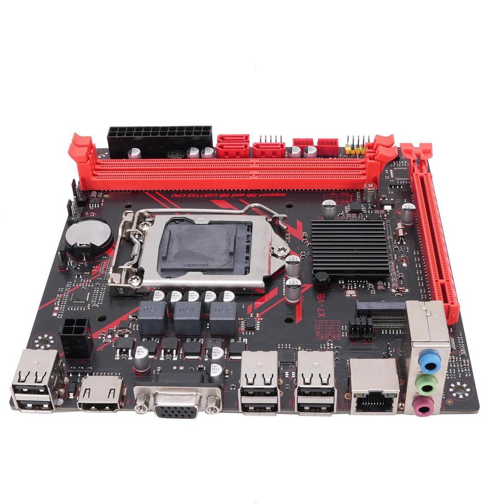 H61 Computer Motherboard Replacement for Core 2nd 3rd Gen I3 I5 I7 CPUs 2xDDR3 1920x1080 60Hz