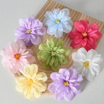 20 Pcs Fake Flowers Heads Artificial Faux Silk Flower Head Bulk for DIY Crafts Wedding Bridal Party Baby Shower Home Decoration