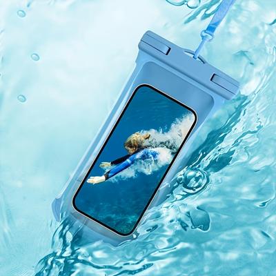 Su Geçirmez Telefon Çantası 3D Tasarım Kalın Kılıf Dostu Şeffaf Plastik Kuru Çanta Boyun bantlı 8 inç akıllı telefonlar için uygundur, plajlar için uygundur