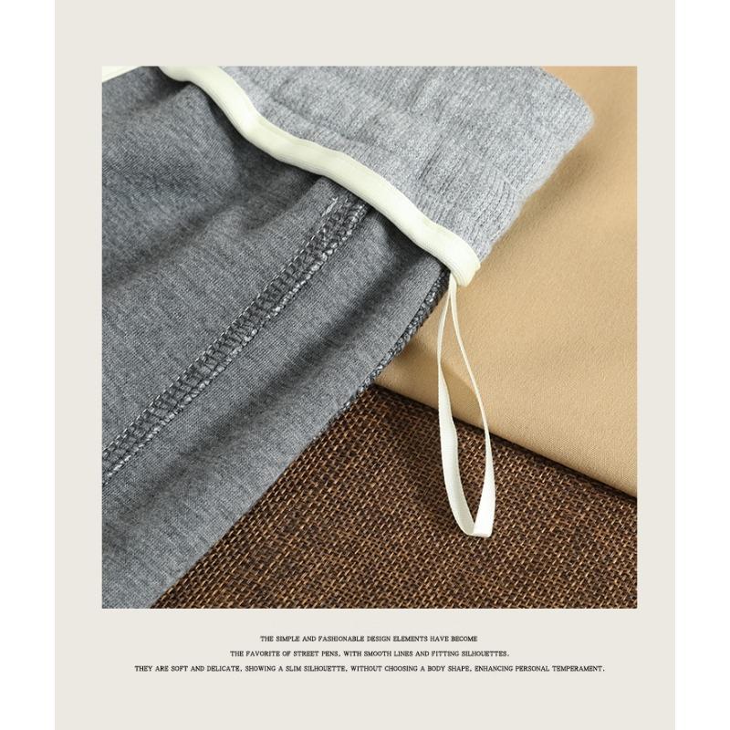 DIMANAF 2025 Autumn Winter Plus Size Women Pants Knitted Lady Long Pants Oversized Loose Casual Bottoms Thick