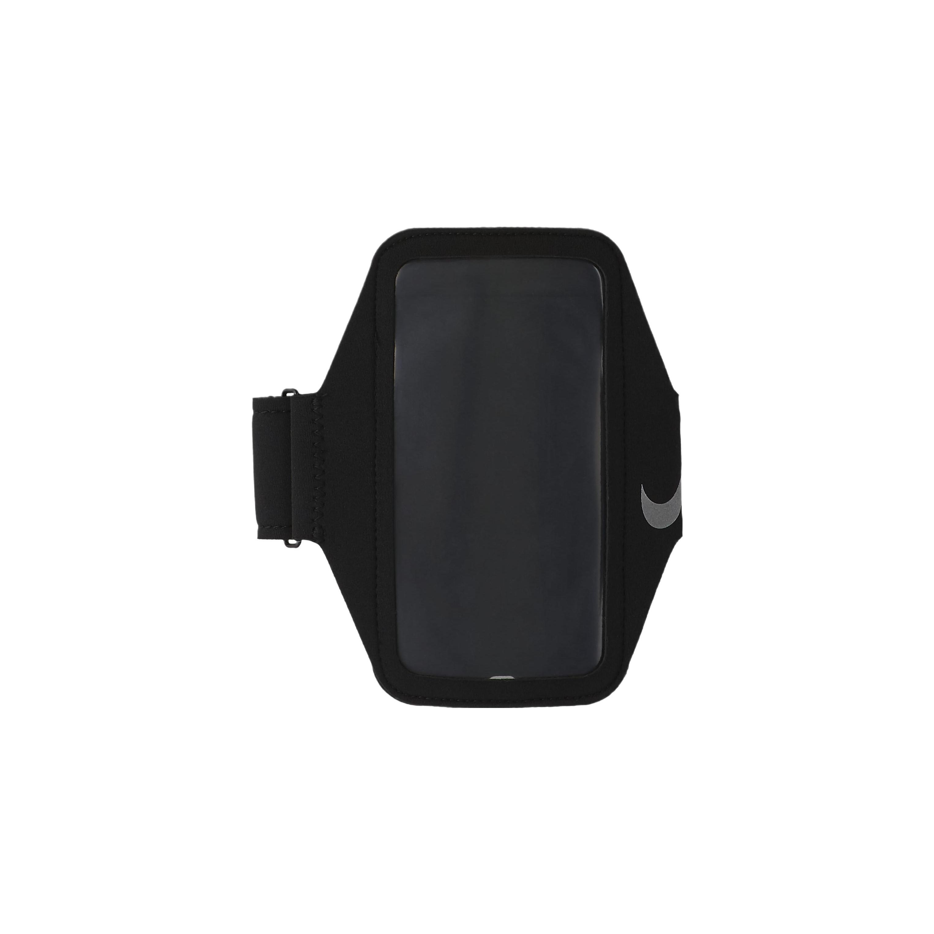 

Nike Lean Plus Portable Sports Fitness Outdoor Polyester PU Nylon Aluminum Alloy Running Phone Bag Unisex Bags Black AC4398-082 Black